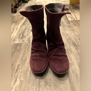 FLY LONDON WATI097FLY OILSUEDE Purple/Graphite boots size 8
